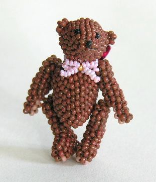 Micro Miniature Brown Bear Standing