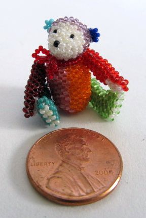 Micro Multicolored Bear 1