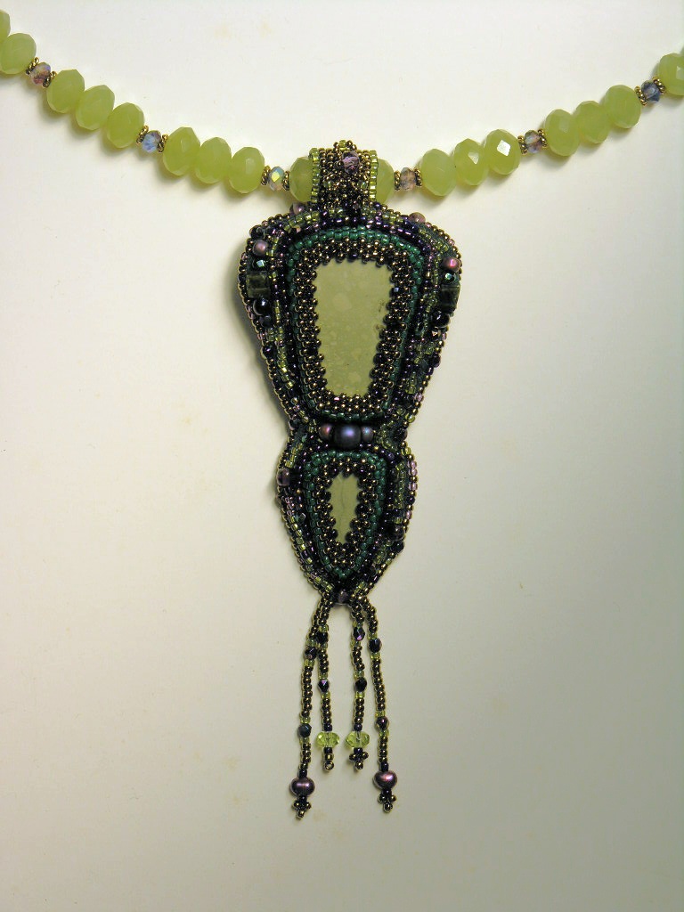 Nile Green Cabochon Necklace